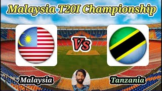 Malaysia v Tanzania  Match 10  Malaysia Open T20I Championship [upl. by Franky]