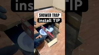 Shower trap install TIP how to set your shower trap [upl. by Gratianna]