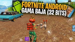 FORTNITE ANDROID LITE PARA GAMA BAJA 32 BITS  APK DE FORTNITE ANDROID LITE 32 BITS [upl. by Alyakim887]