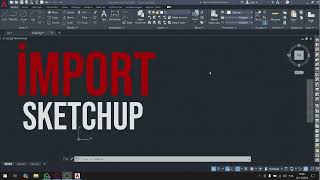 AUTOCAD DOSYASINI SKETCHUPA AKTARMA İŞLEMİ Sketchup import [upl. by Jaddo182]