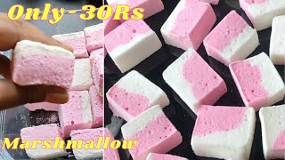 मार्शमैलो रेसिपी घर पे बनाने  Homemade Soft Marshmallow Recipe  Marshmallow Recipe In Hindi [upl. by Sera170]