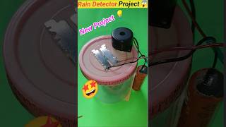 DIY Rain Detector Project 💡🤯 Creative Invention Ideas for school scienceprojectshorts [upl. by Gallenz]