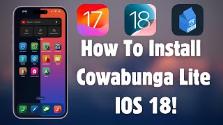 How to Install Cowabunga Lite IOS 18 NO JAILBREAK [upl. by Laynad]