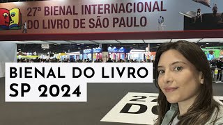 BIENAL DO LIVRO em São Paulo 2024  VLOG [upl. by Ynnel]