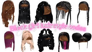 ✭ Black girl hairstyle codes ✭  Roblox Bloxburg  berry avenue  brookhaven [upl. by Haze]