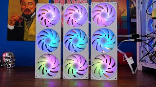 NZXTs single frame fans are gloriously simple F360 RGB Core fans [upl. by Aikit]