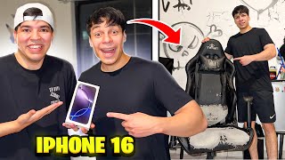 LE REGALÉ EL IPHONE 16 PRO MAX A MI EDITOR Y VISITÉ SU CASA EN JUÁREZ  Yair17 [upl. by Maybelle]