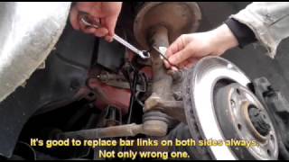 faulty sway bar links replacement [upl. by Hildagarde841]