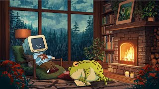 Cozy rainy night lofi 🌧 calm your anxiety relaxing music chill lofi hip hop beats [upl. by Sofko]