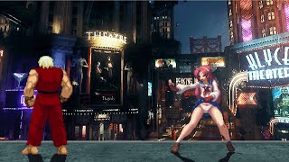 Violent Ken vs Athena  Street Fighter vs KOF Showdown [upl. by Ladnyc]