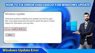 How to Fix Error 0x8024002d for Windows Update  Windows 11 Update Error 0x8024002d  Andwin Tech [upl. by Cyprian]