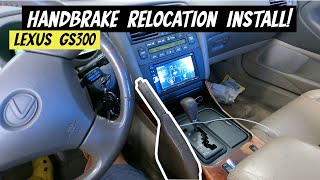 How To Install Handbrake Lexus GS300 Heat Lightning Speed Shop Bracket [upl. by Linneman]