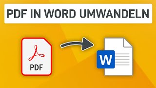 📄 PDF in Word umwandeln amp bearbeiten So gehts [upl. by Reena]