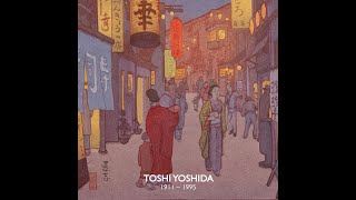 Ukiyoe woodblocks prints by Toshi Yoshida Animated video [upl. by Yenolem421]