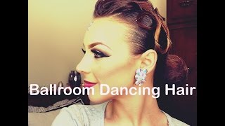 Ballroom Dancing hair tutorial Rachel Maree Macintosh V1 [upl. by Watt]