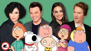 Seth MacFarlane Mila Kunis Seth Green amp Alex Bornstein Talk 25 Years of Family Guy  Esquire [upl. by Shannan]