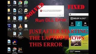 SOLVED Run DLL Error at the time of starting computer [upl. by Nodnar]