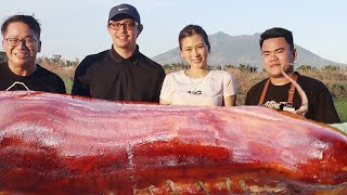 OUTDOOR COOKING  LECHON MUKBANG with AlexGonzagaOfficial HD [upl. by Mariano]