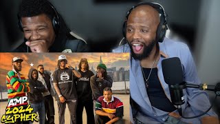 Pops Reacts To AMP FRESHMAN CYPHER 2024 [upl. by Joete]