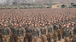 Chinese army puts on show of military might for Xi Jinping [upl. by Inge652]