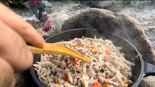 Chicken Birria Tacos  outdoor kitchen [upl. by Safier770]