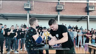 3 PRVENSTVO POSAVOTAMNAVSKE SKOLE VLADIMIRCI U SPORTSKOM OBARANJU RUKE ARMWRESTLING [upl. by Annaek]