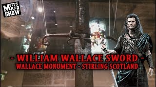 William Wallace Sword  Wallace Monument Vlog  STIRLING SCOTLAND [upl. by Jabon614]