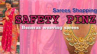 Benaras weaving type of sarees at Safety Pinz Designer sarees for wedding bridal sarees sarees [upl. by Gardia]