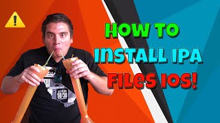 IPA File Installer For iPhone  How To Install IPA Files on iOS NO PC Needed [upl. by Kadner]