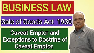 Business Law I Caveat Emptor I Exceptions to the Doctrine of Caveat Emptor I Khans Commerce Tutorial [upl. by Llerdnam180]