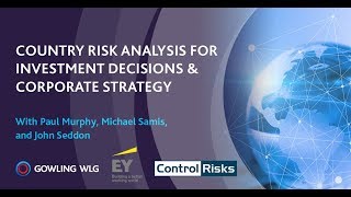 Country Risk Analysis for Investment Decisions and Corporate Strategy Part 1 [upl. by Henriha]