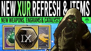 Destiny 2 XURS NEW WEAPONS amp EXOTICS New Location Engrams Armor amp Catalysts 14 June [upl. by Iral]