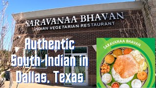 Saravana Bhavan Authentic Taste of South India in Dallas TX [upl. by Bartley]