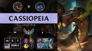 Cassiopeia Mid vs Sylas  NA Challenger Patch 1413 [upl. by Hodosh219]