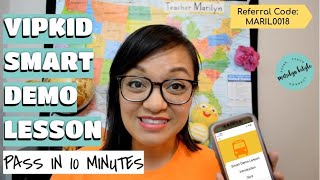 VIPKID SMART DEMO LESSON  How to Pass the Interview in 10 Minutes [upl. by Shuping387]