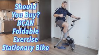 Should You Buy BCAN Foldable Exercise Stationary Bike [upl. by Frazier]