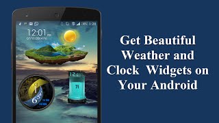 Get Beautiful Weather and Clock Widgets on Your Android  Guiding Tech [upl. by Anelad541]