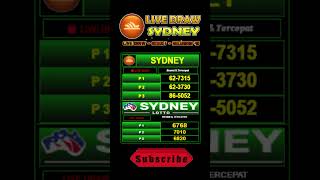 DATA SDY  PENGELUARAN SDY  LIVE DRAW SYDNEY  LIVE DRAW SDY HARI INI  BOCORAN RUMUS PREDIKSI SDY [upl. by Ocir]