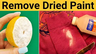 Fix This How To Remove a Paint Stain From Clothes  Easy DIY [upl. by Nettirb]