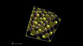 29 Sphalerite  Zinc Iron Sulfide ZnFeS  crystal structure [upl. by Nair]