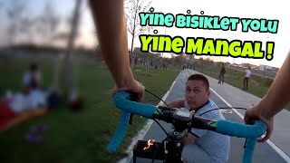 Bisiklet Yolunda Yine Mangal  Çıtırdan Gazlama 😂  Bisiklet Vlog 50 [upl. by Nesrac]