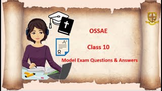 OSSAE Class 10 Model Exam Questions amp Answers English [upl. by Ojok]