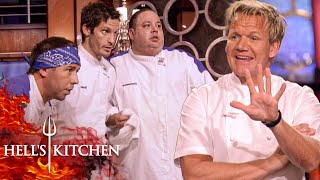 Both Teams Struggle to Cook 3 Dishes From The Menu In The Relay Challenge  Hell’s Kitchen [upl. by Eciened724]