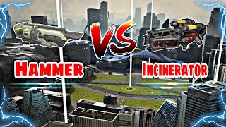 Hammer VS Incinerator Comparison in War Robots [upl. by Alrick]