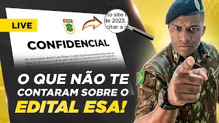 EDITAL ESA 2023  2024  O que não te contam sobre o edital CFGS [upl. by Aihcsrop882]