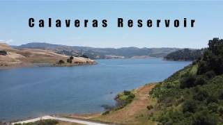 Calaveras Reservoir California 4K Drone Video [upl. by Enicar]