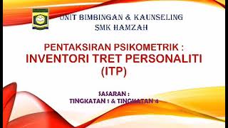 PPsi  INVENTORI TRET PERSONALITI [upl. by Ellehcen]