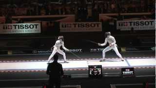 Foil Catania World Championship individual Nam Hyun Vs Di Francisca [upl. by Van]