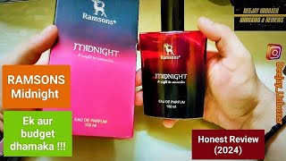 RAMSONS Midnight EDP  Ek Aur Budget Dhamaka  100 ml MRP ₹380 Deal ₹175 only [upl. by Niveb]