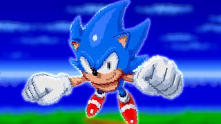 Glitch Super Sonic Blue in Sonic 2 Absolute  Speedrun [upl. by Llednor76]